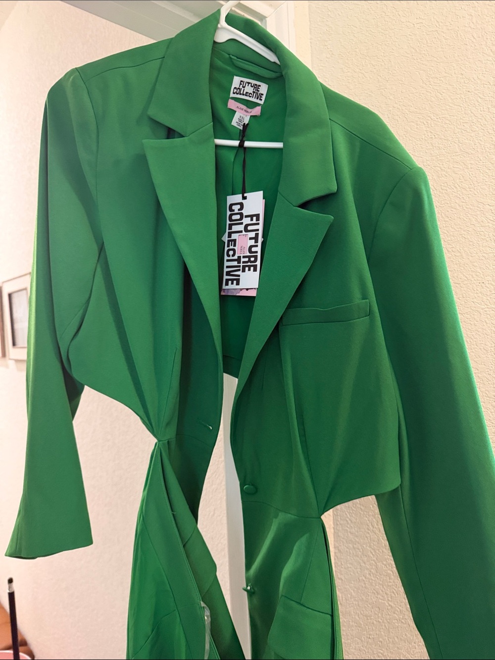 Future Collective Green Blazer